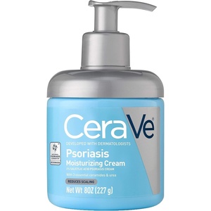 CeraVe Psoriasis Cream, Salicylic Acid Moisturizing Dry Skin Treatment, 8oz(8 Ounce (Pack of 12))