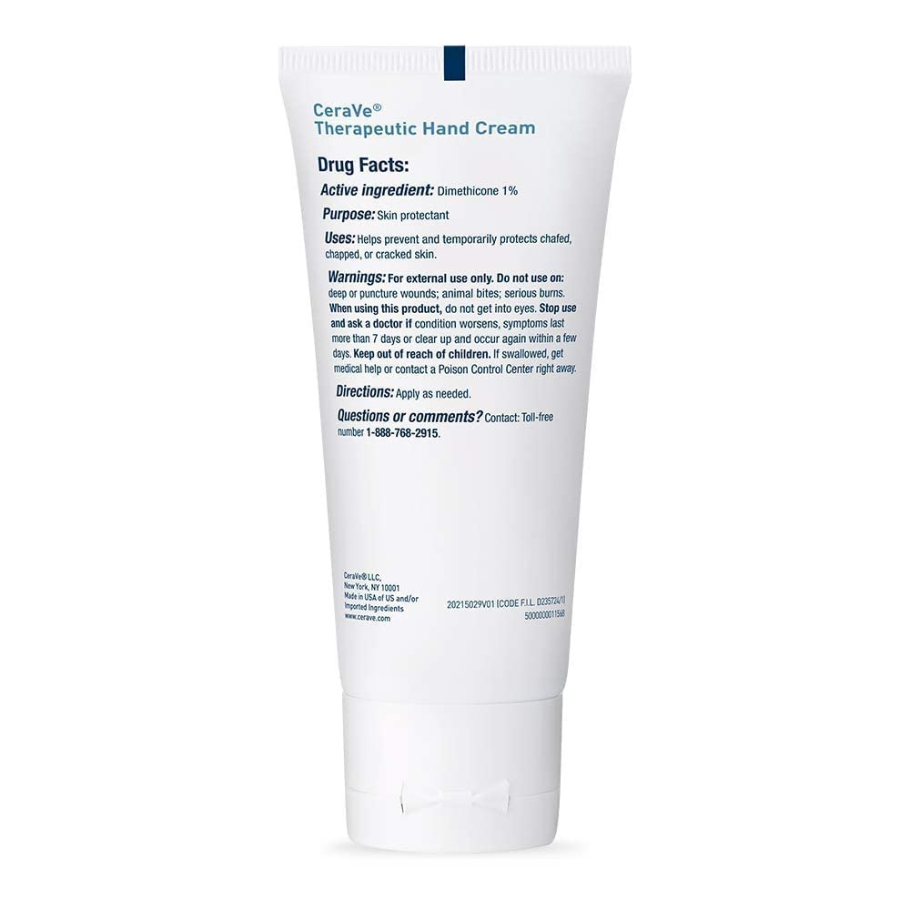 image:imageCeraVe Therapeutic Hand Cream Hyaluronic Acid amp Niacinamide Lotion 3oz3 Ounce Pack of 2