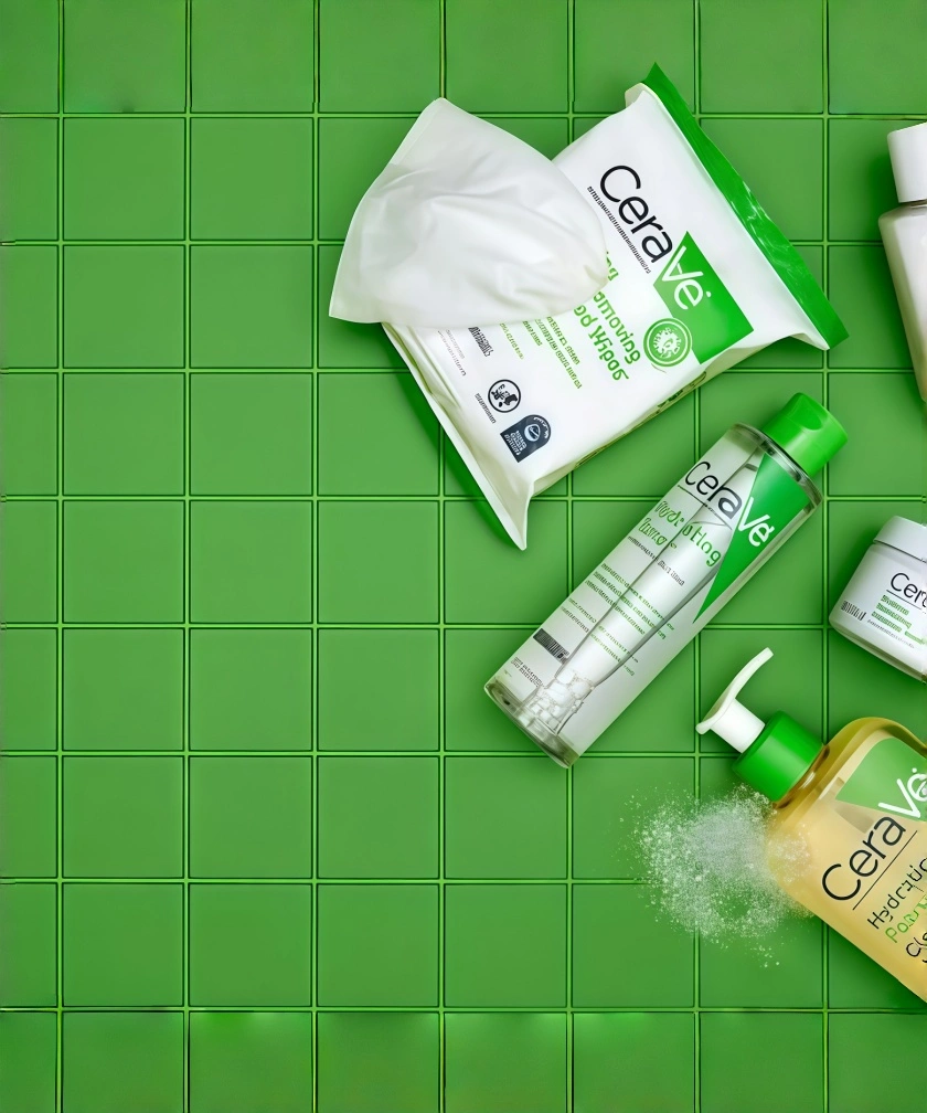 CERAVE Gentle Hydrating Shampoo and FaceMoisturizer