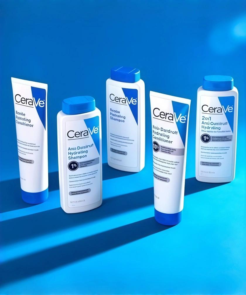 CERAVE Gentle Hydrating Shampoo and FaceMoisturizer